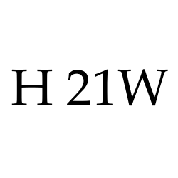 H 21W